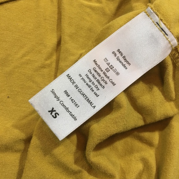 Lularoe Mustard Yellow Maxi Dress - Picture 7 of 7